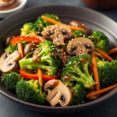 Broccoli Mushroom Stir Fry