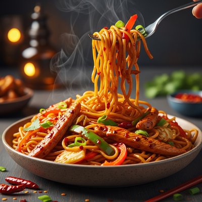Chicken Schezwan Noodles