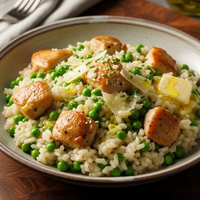 Chicken and Pea Risotto