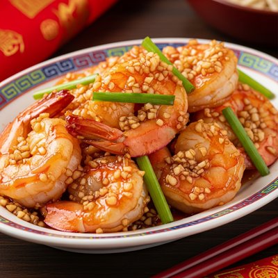 Chinese Garlic Shrimp