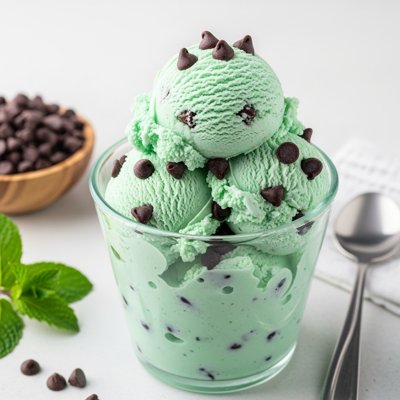 Mint Chocolate Chip Ice Cream