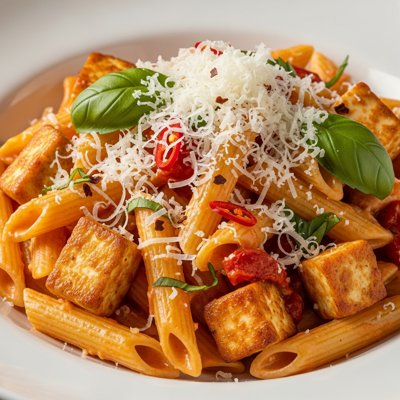 Paneer Parmesan Pasta
