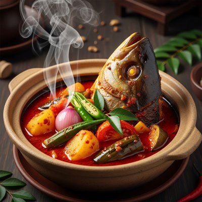 Rohu Fish Head Curry