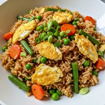 Veg Fried Rice with Egg